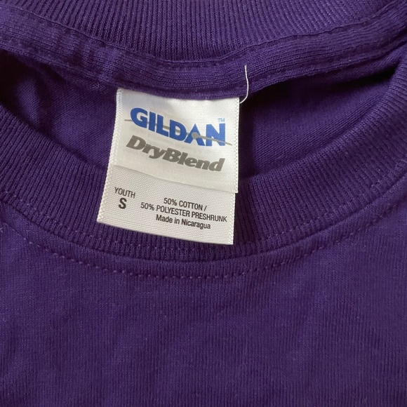 Unicorn “Hang In There Baby” Purple Tee - Youth S - Picture 3 of 5